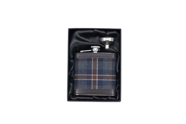 Tweed Hunting Flask - Gloaming (127