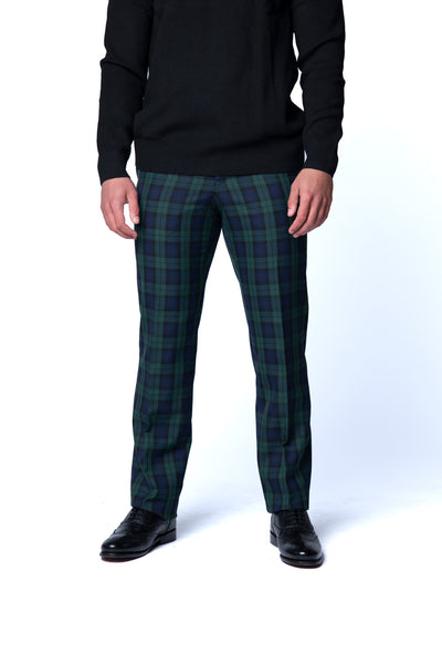 Green Plaid Dress Pants Men's Wool Plaid Pants Blackwatch Trousers Christopher Korey Collective Green Plaid Dress Pants Men's Wool Plaid Pants Blackwatch Trousers Christopher Korey Collective