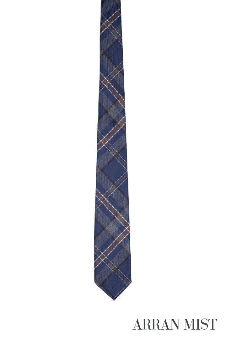 Exclusive Mist Tartan Tie - MacGregor and MacDuff