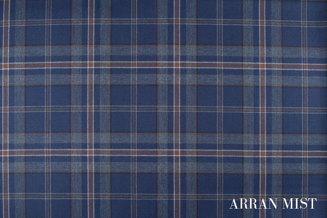 Mist Collection 13oz Wool Tartan Fabric
