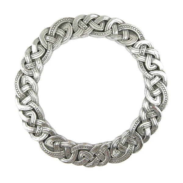 Celtic Ropework Plaid Brooch - MacGregor and MacDuff