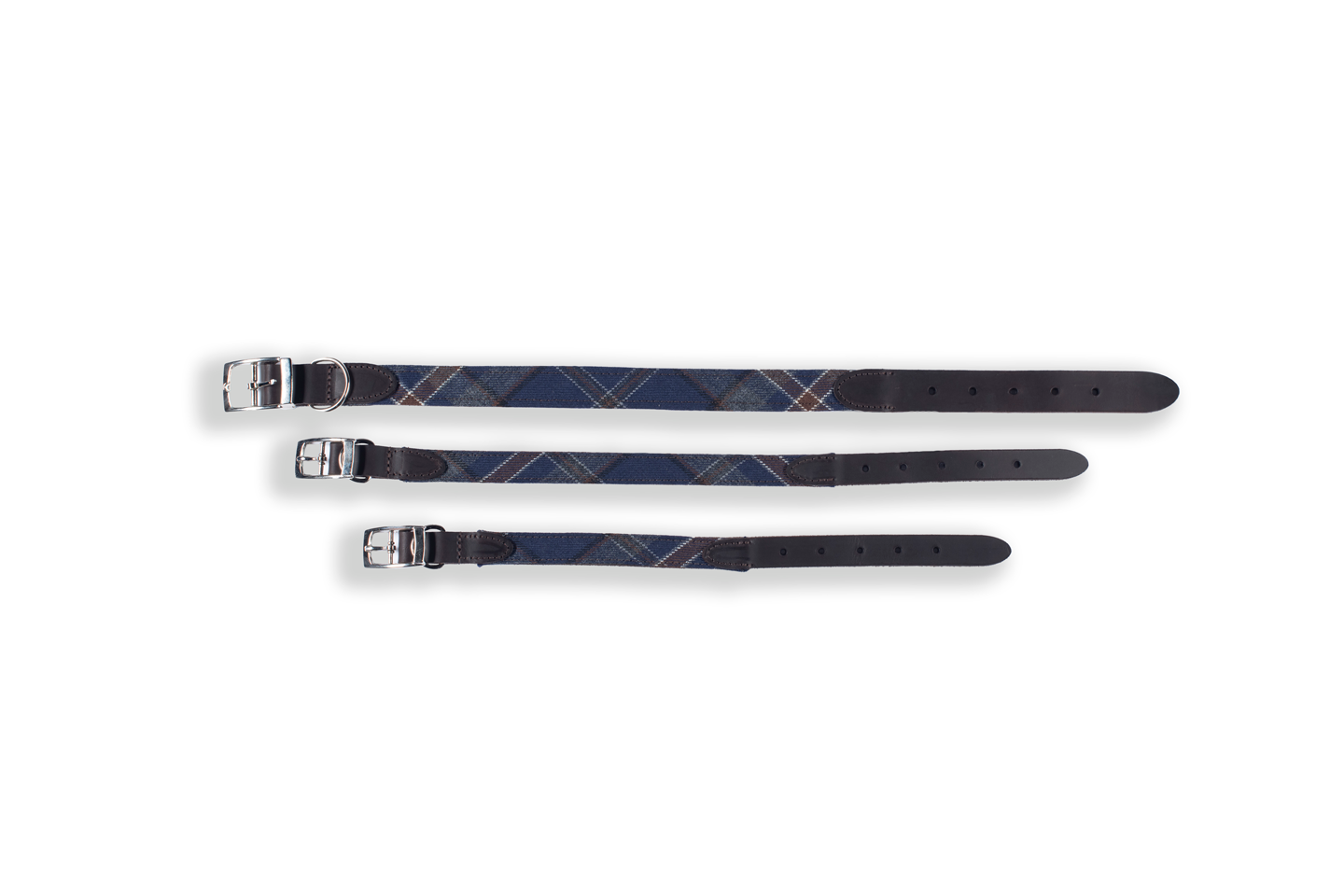 ARRAN MIST TARTAN DOG COLLARS - MacGregor and MacDuff