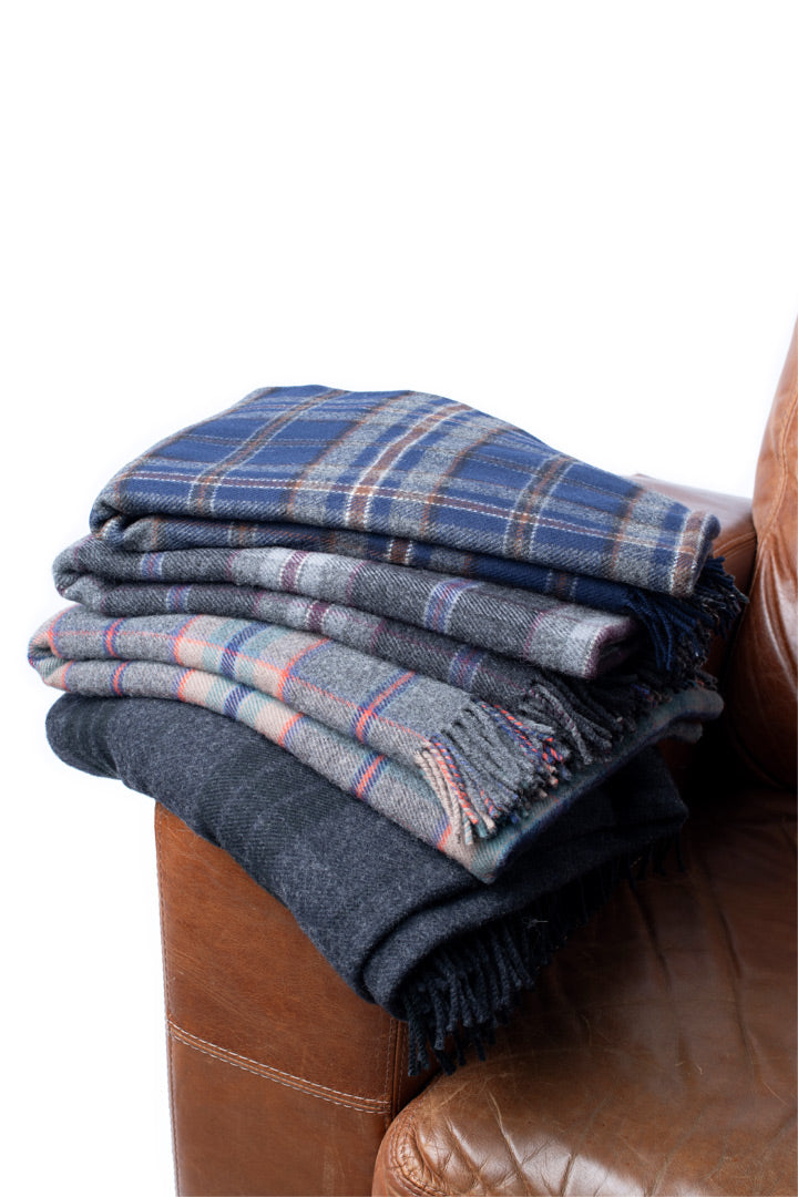 MacGregor and MacDuff Exclusive Mist Range Tartan Blankets - MacGregor and MacDuff