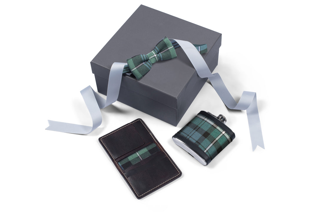 Choose Any Tartan Gift Box with Bow Tie - MacGregor and MacDuff