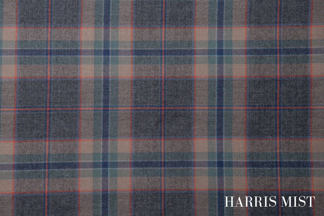 Mist Collection 13oz Wool Tartan Fabric
