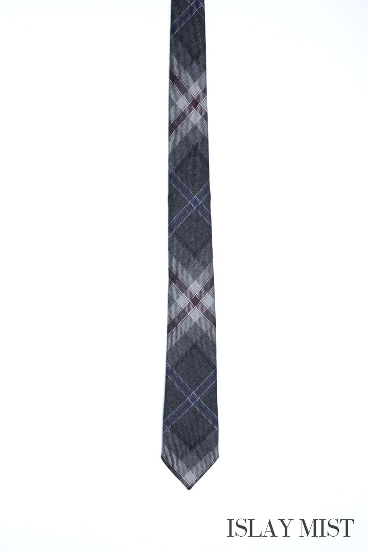 Exclusive Mist Tartan Tie - MacGregor and MacDuff