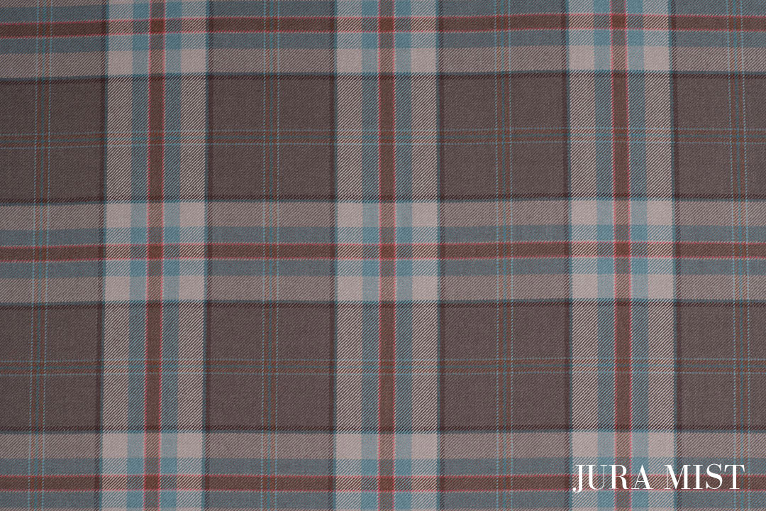 Mist Collection 13oz Wool Tartan Fabric