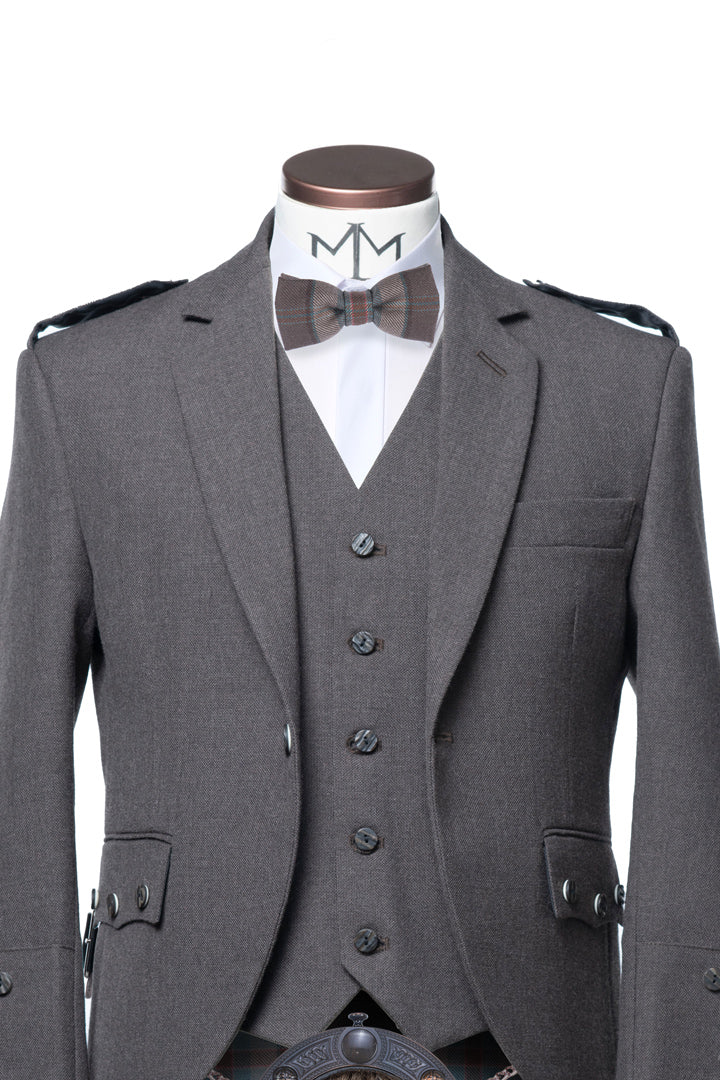 Jura Brown Tweed Kilt Jacket and Waistcoat - MacGregor and MacDuff