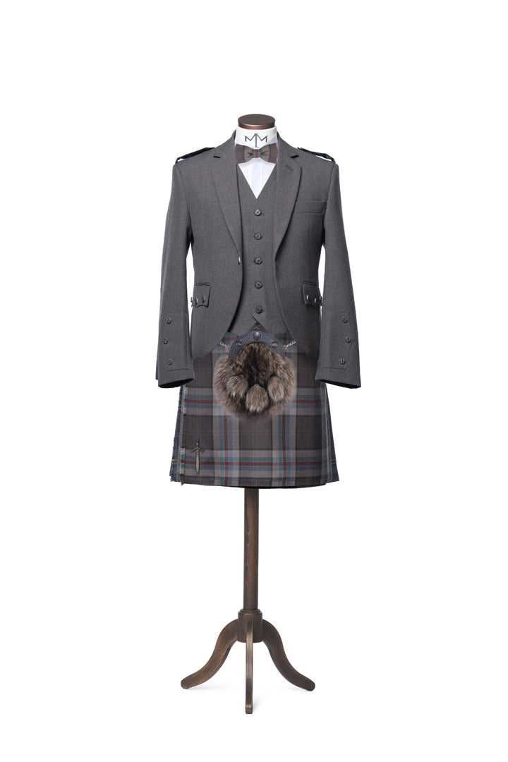 Jura Brown Tweed Kilt Outfit - MacGregor and MacDuff