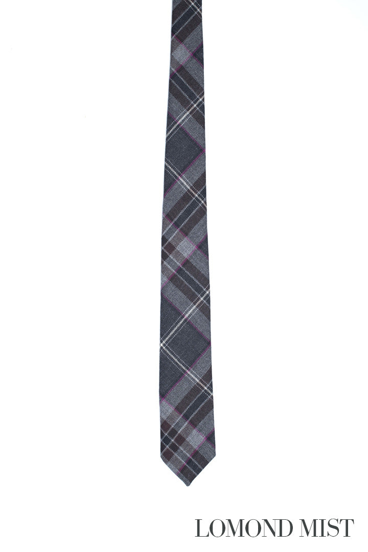 Exclusive Mist Tartan Tie - MacGregor and MacDuff