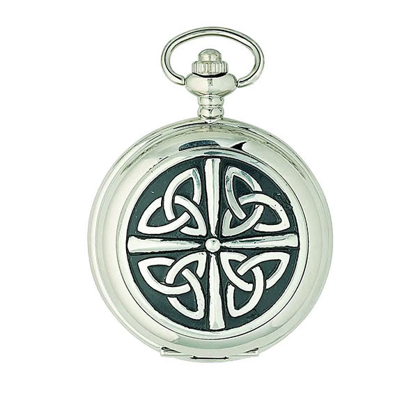 Personalised Crinan Celtic Design Pocket Watch (PW101 CB) - MacGregor and MacDuff