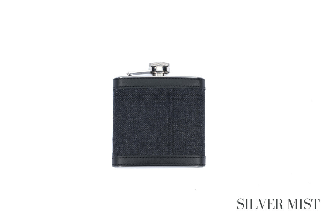 Mist Tartan Hip Flask - MacGregor and MacDuff