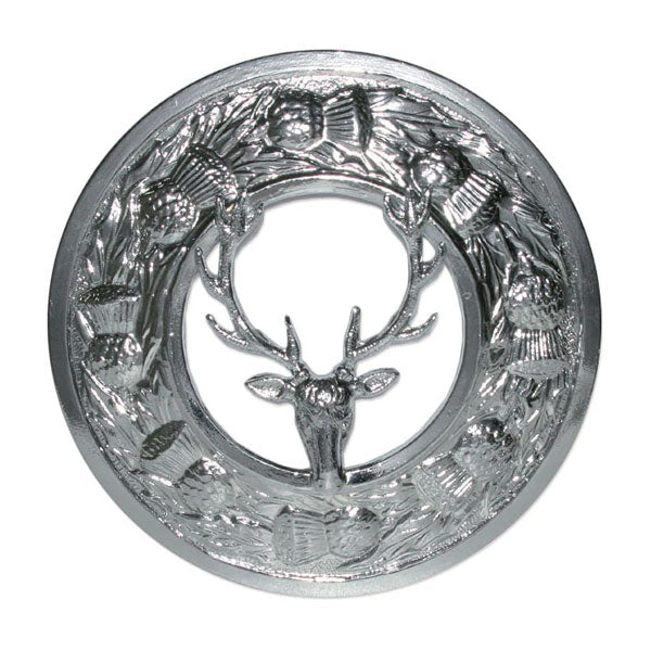 Stag Plaid Brooch - MacGregor and MacDuff