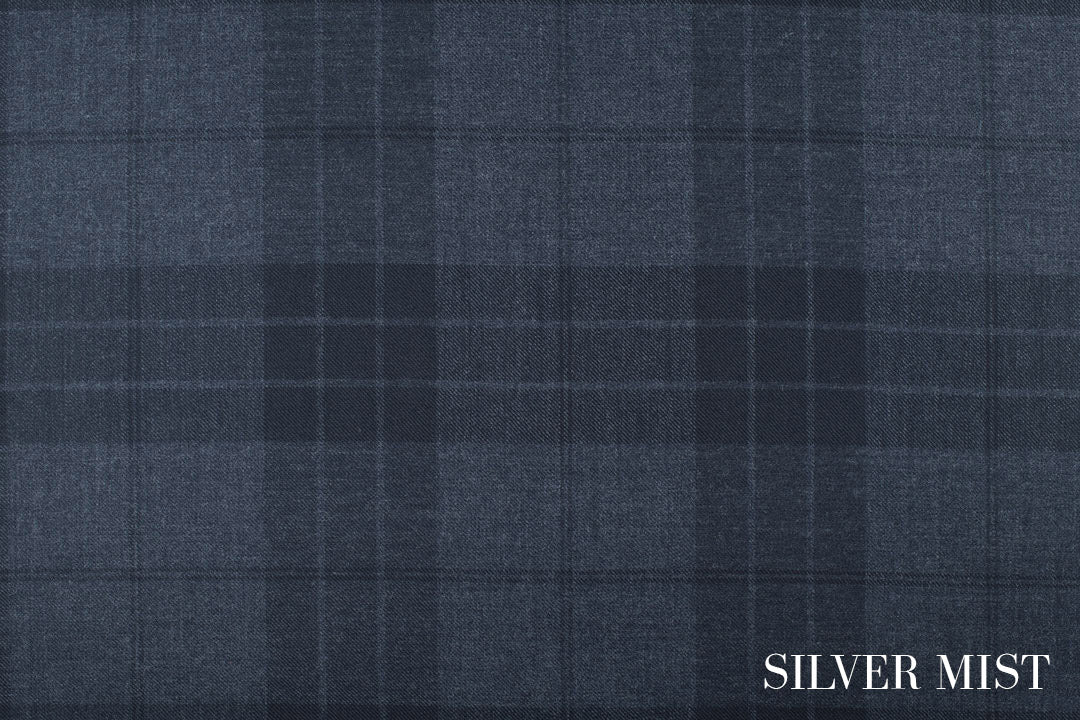 Mist Collection 13oz Wool Tartan Fabric