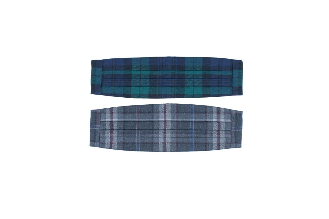 Tartan Cummerbund - Choose Your Tartan - MacGregor and MacDuff