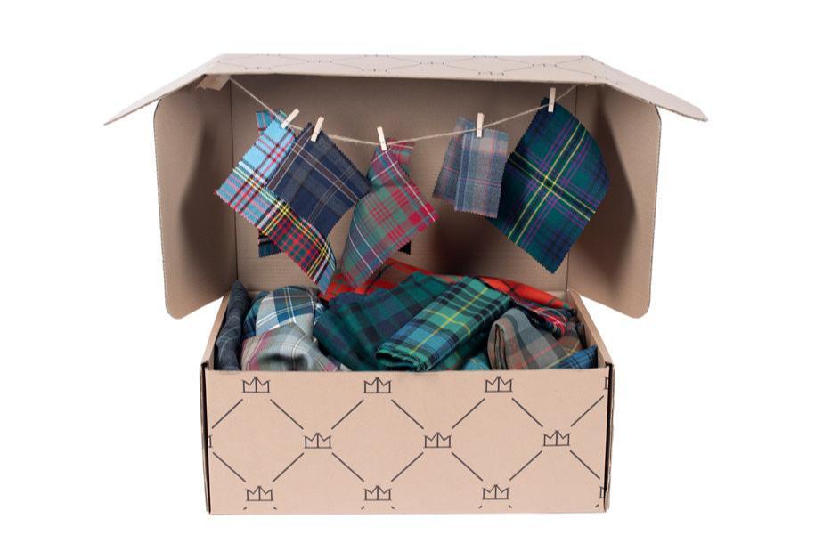 Tartan Offcut Boxes - MacGregor and MacDuff