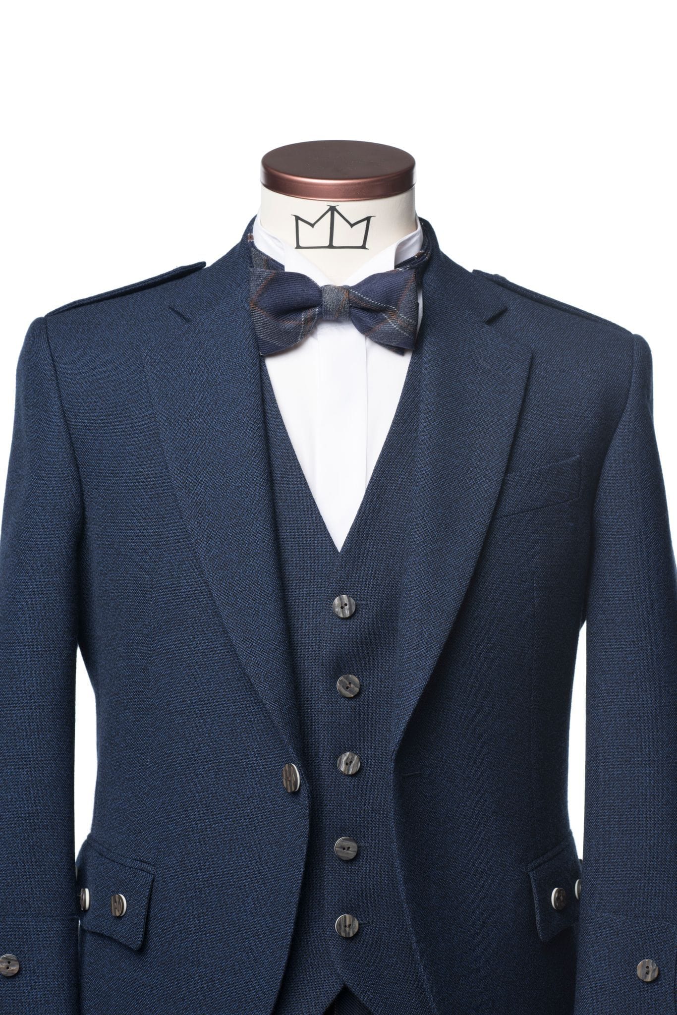 Arran Navy Tweed Kilt Outfit - MacGregor and MacDuff