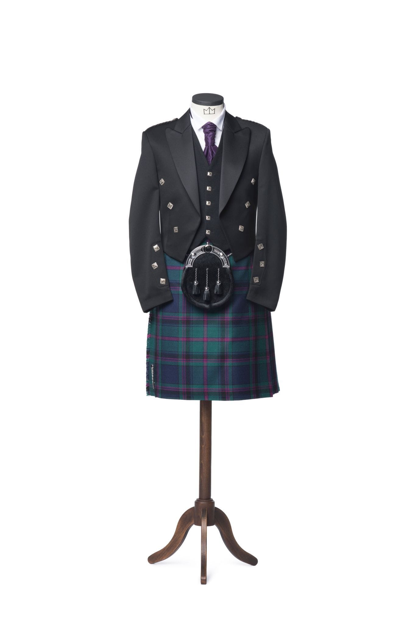 Prince Charlie Kilt Outfit With 5 Button Waistcoat - MacGregor and MacDuff