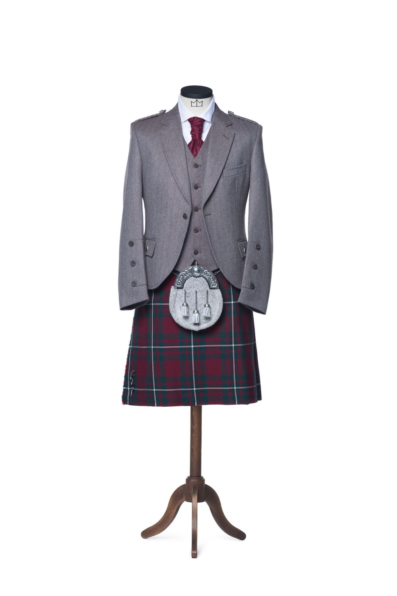 Russet Red Tweed Kilt Outfit - MacGregor and MacDuff
