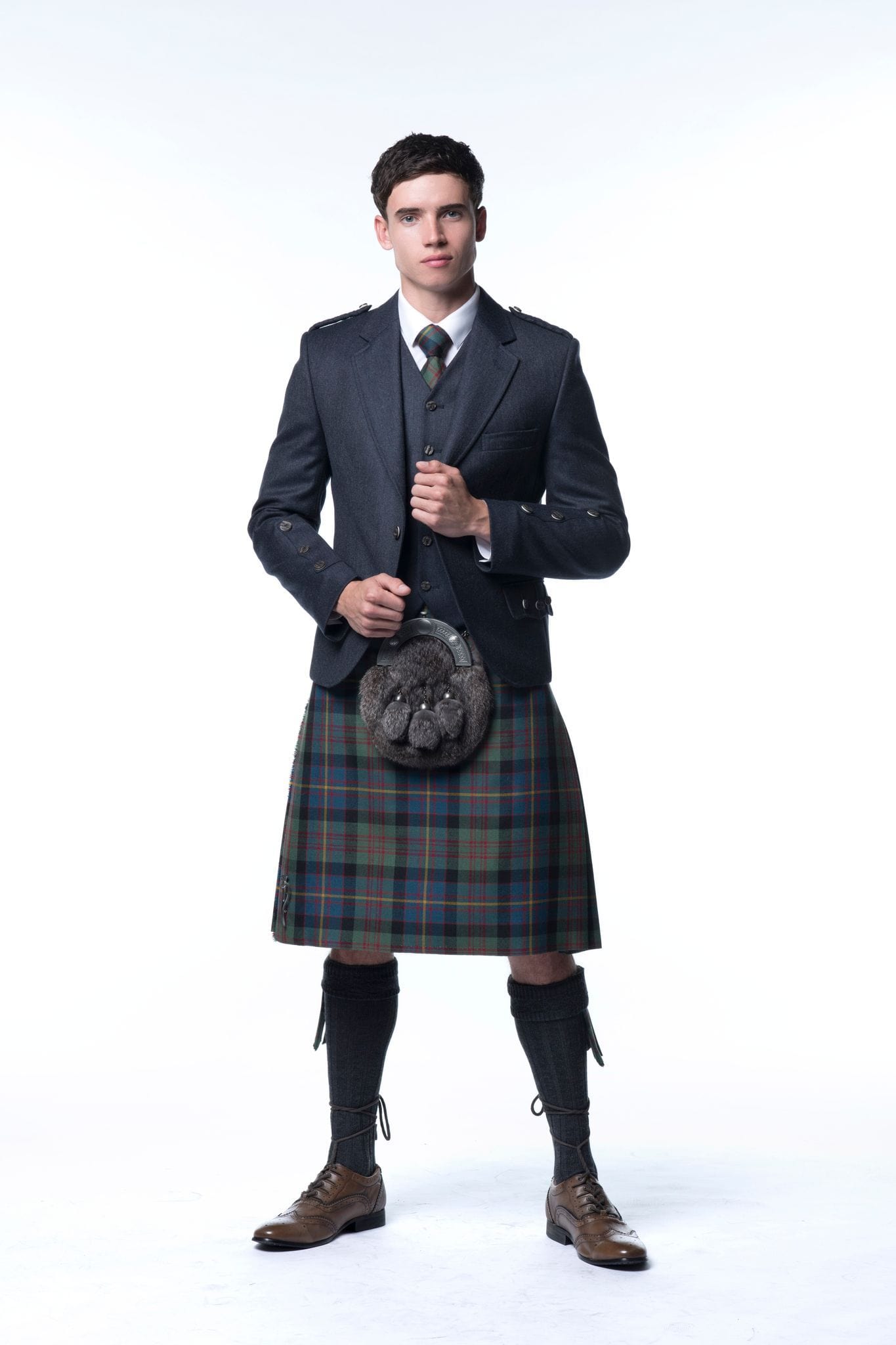 Navy Clunie Tweed Outfit - MacGregor and MacDuff