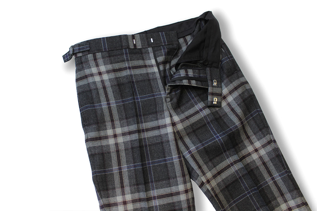 Tartan Low Crotch Trousers - DISORDER BOUTIQUE