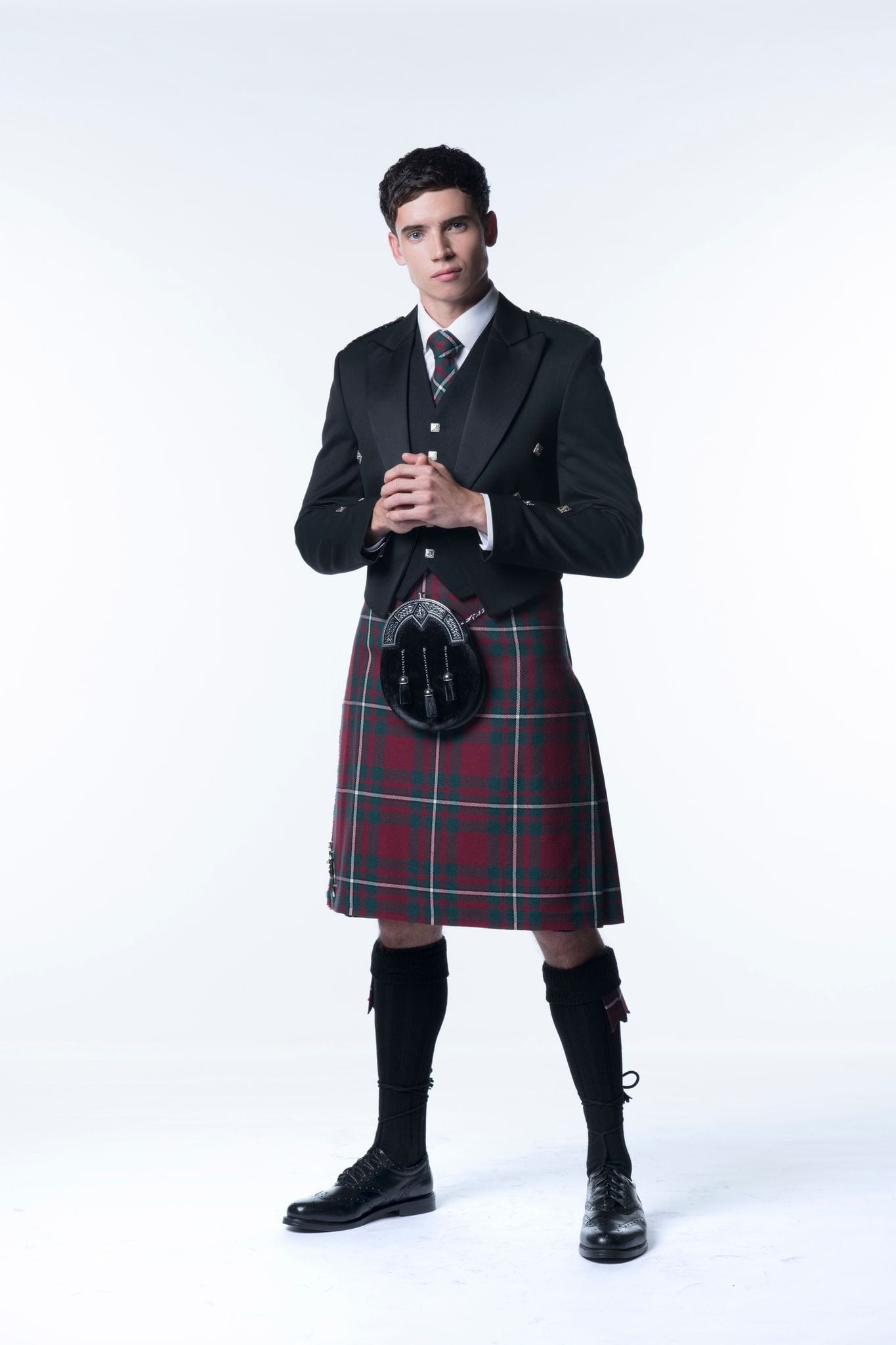 Modern Prince Charlie Kilt Hire - MacGregor and MacDuff