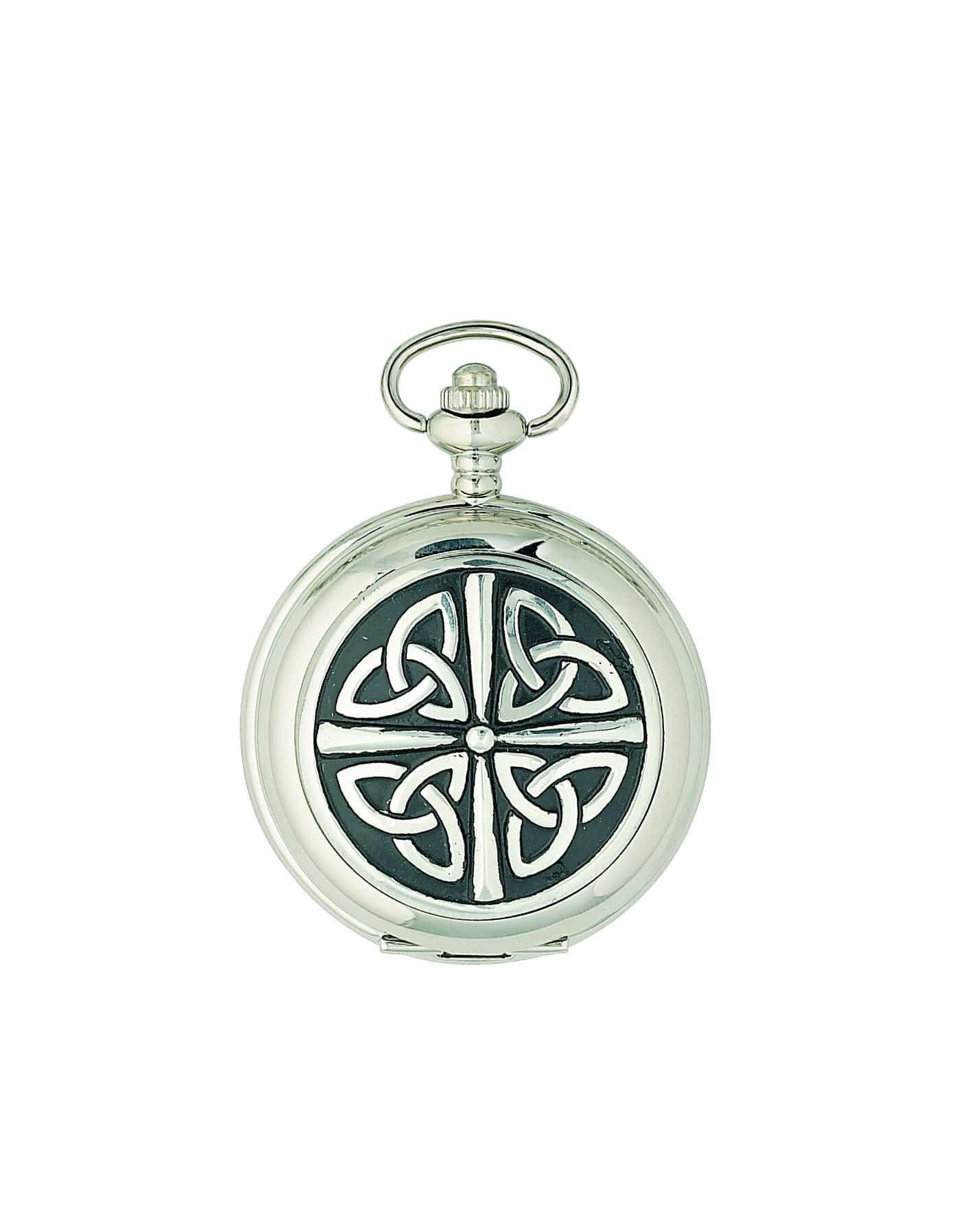 Personalised Crinan Celtic Design Pocket Watch (PW101 CB) - MacGregor and MacDuff