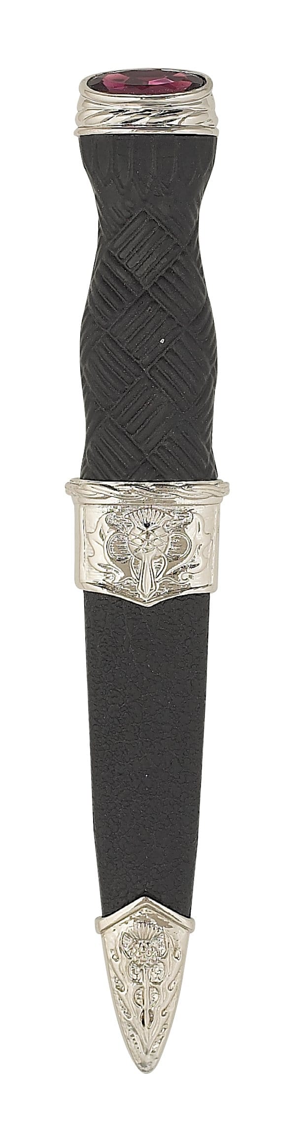 Replica Thistle with Stone Sgian Dubh (SD25 CB) - MacGregor and MacDuff