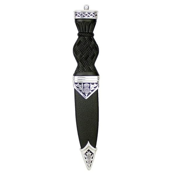 Thistle Design Sgian Dubh with Stone (SD70 CB) - MacGregor and MacDuff