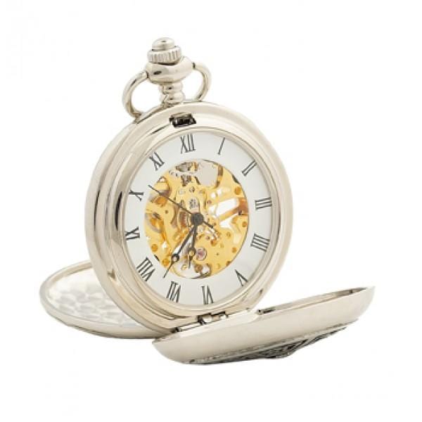 Personalised Three Thistle Pocket Watch (PW102 CB) - MacGregor and MacDuff