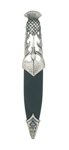 Cut Out Thistle Handle Sgian Dubh with Sheath (SD97 CB) - MacGregor and MacDuff